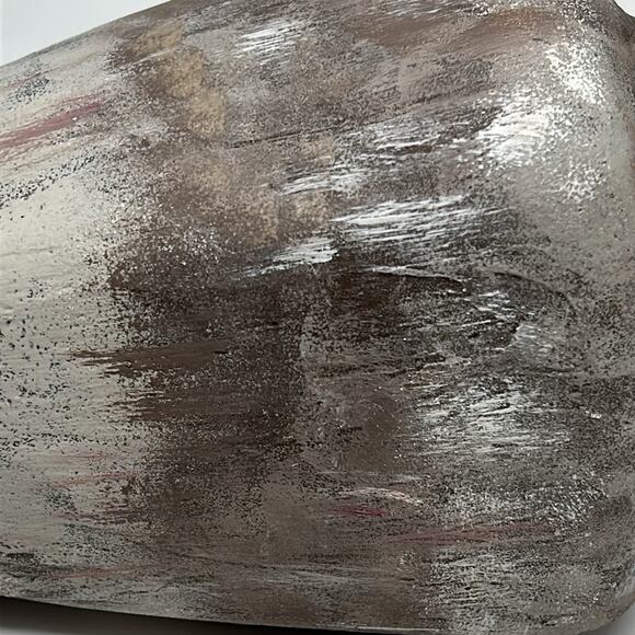 Hand Painted Faux Stone Vase - Picture 6 of 12